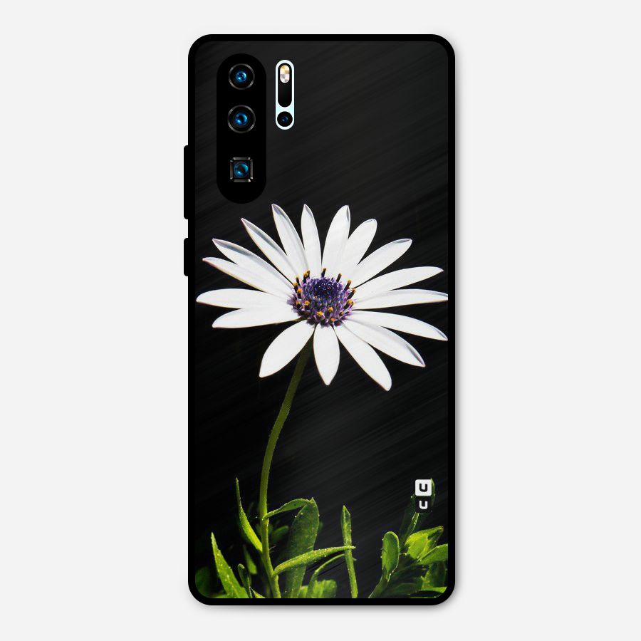 Flower White Spring Metal Back Case for Huawei P30 Pro