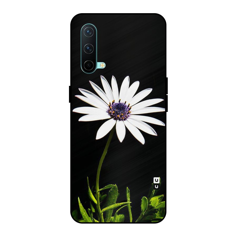 Flower White Spring Metal Back Case for OnePlus Nord CE 5G