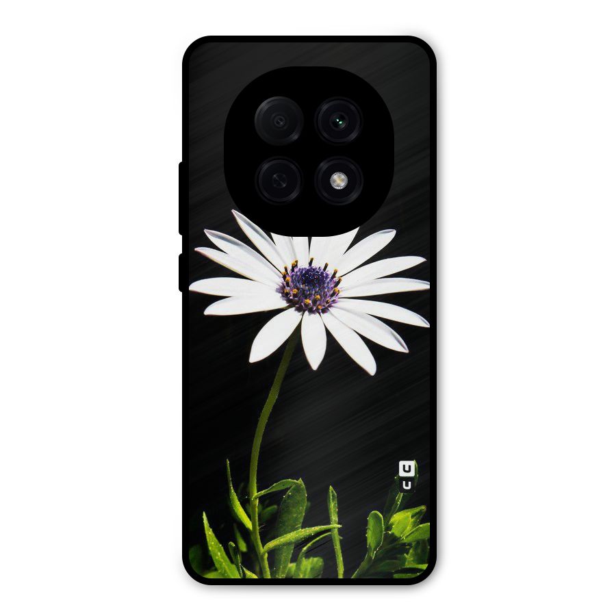 Flower White Spring Metal Back Case for Oppo F29 Pro