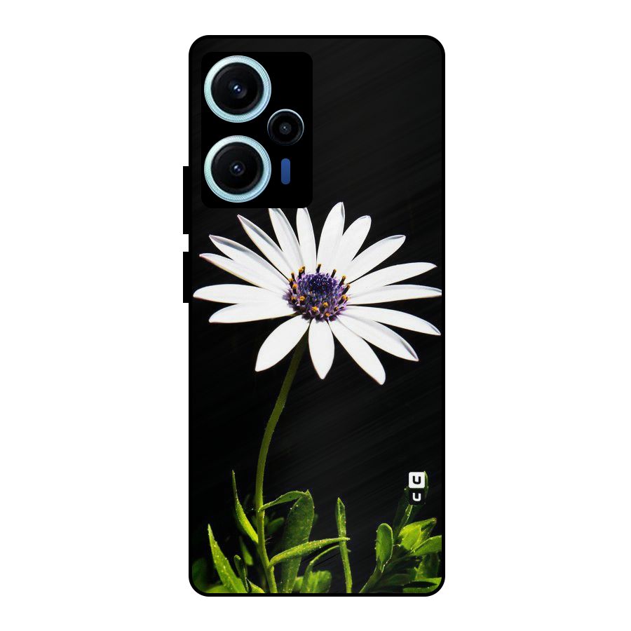 Flower White Spring Metal Back Case for Poco F5