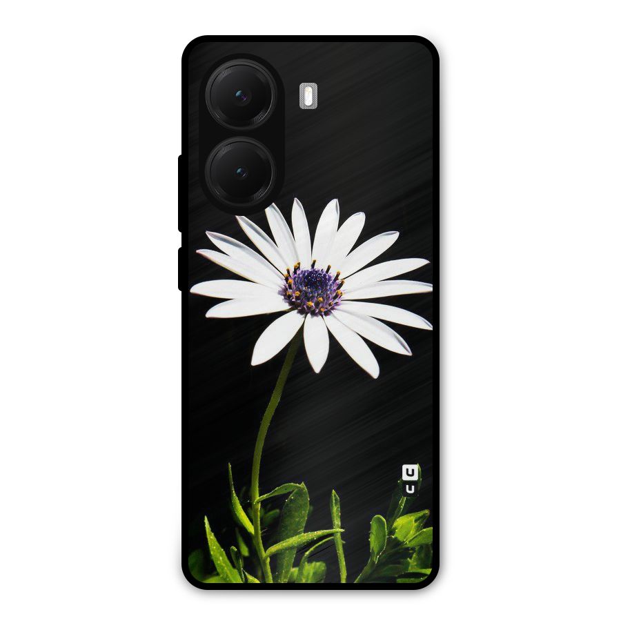 Flower White Spring Metal Back Case for Poco X7 Pro