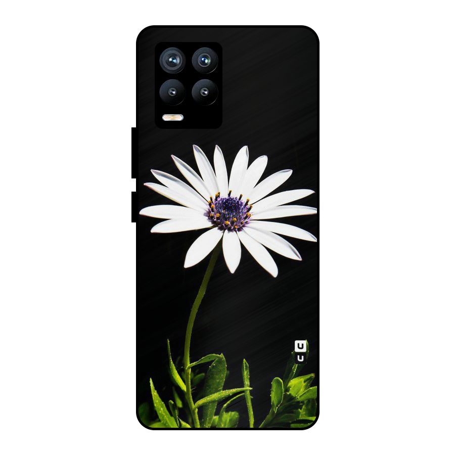 Flower White Spring Metal Back Case for Realme 8 Pro