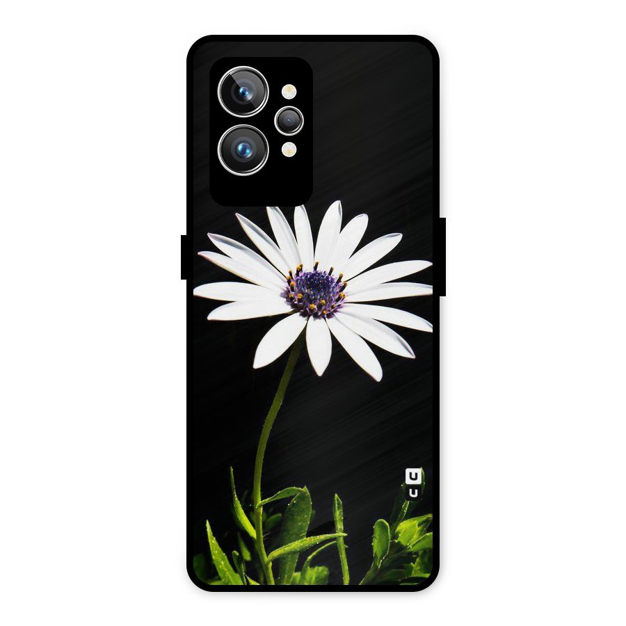Flower White Spring Metal Back Case for Realme GT2 Pro