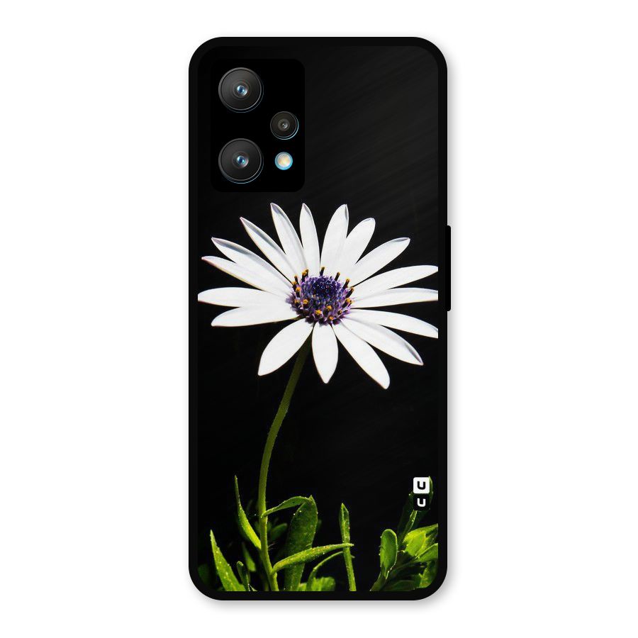 Flower White Spring Metal Back Case for Realme Narzo 50 Pro