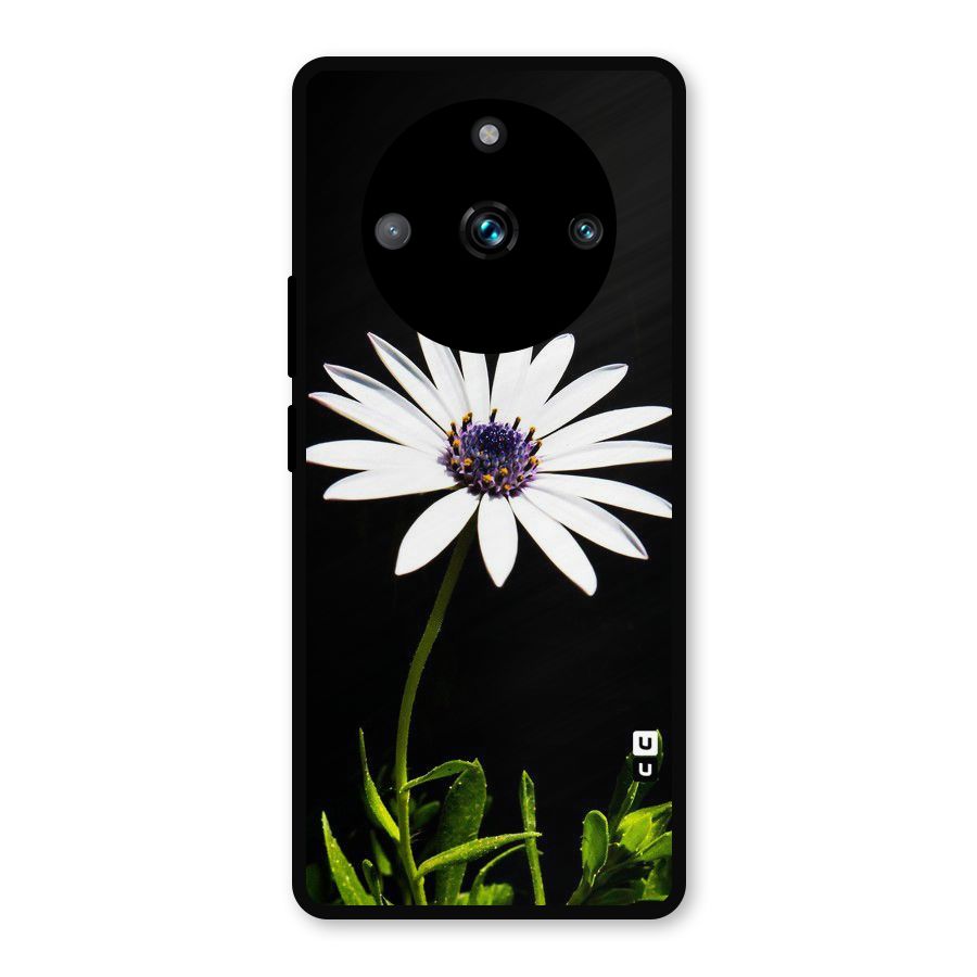 Flower White Spring Metal Back Case for Realme Narzo 60 Pro