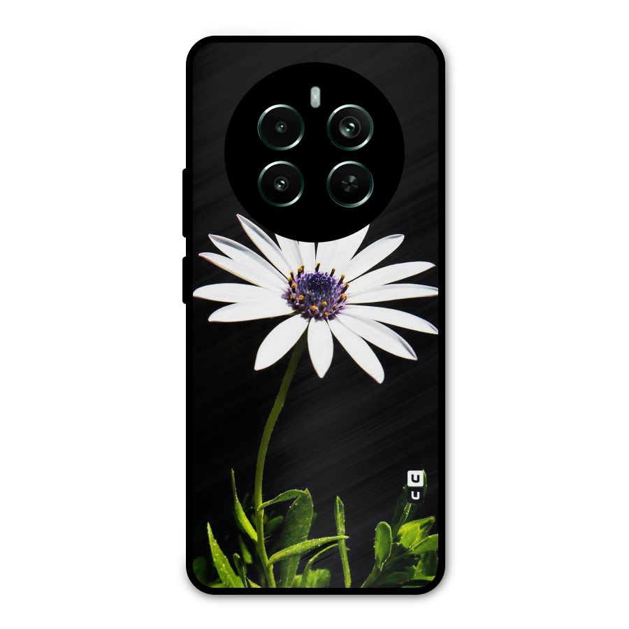 Flower White Spring Metal Back Case for Realme Narzo 70 Pro