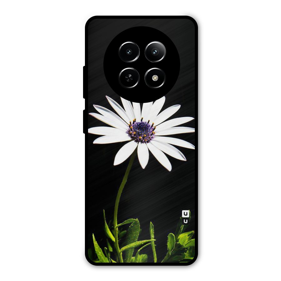 Flower White Spring Metal Back Case for Realme Narzo N65