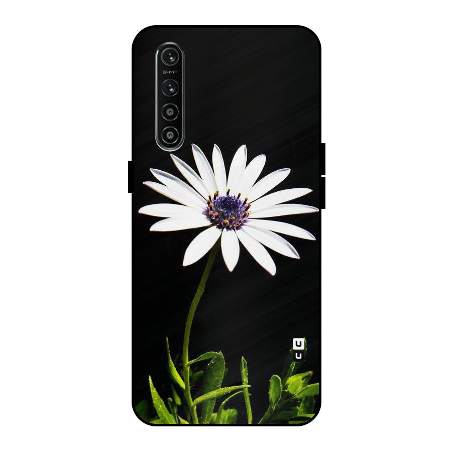 Flower White Spring Metal Back Case for Realme XT