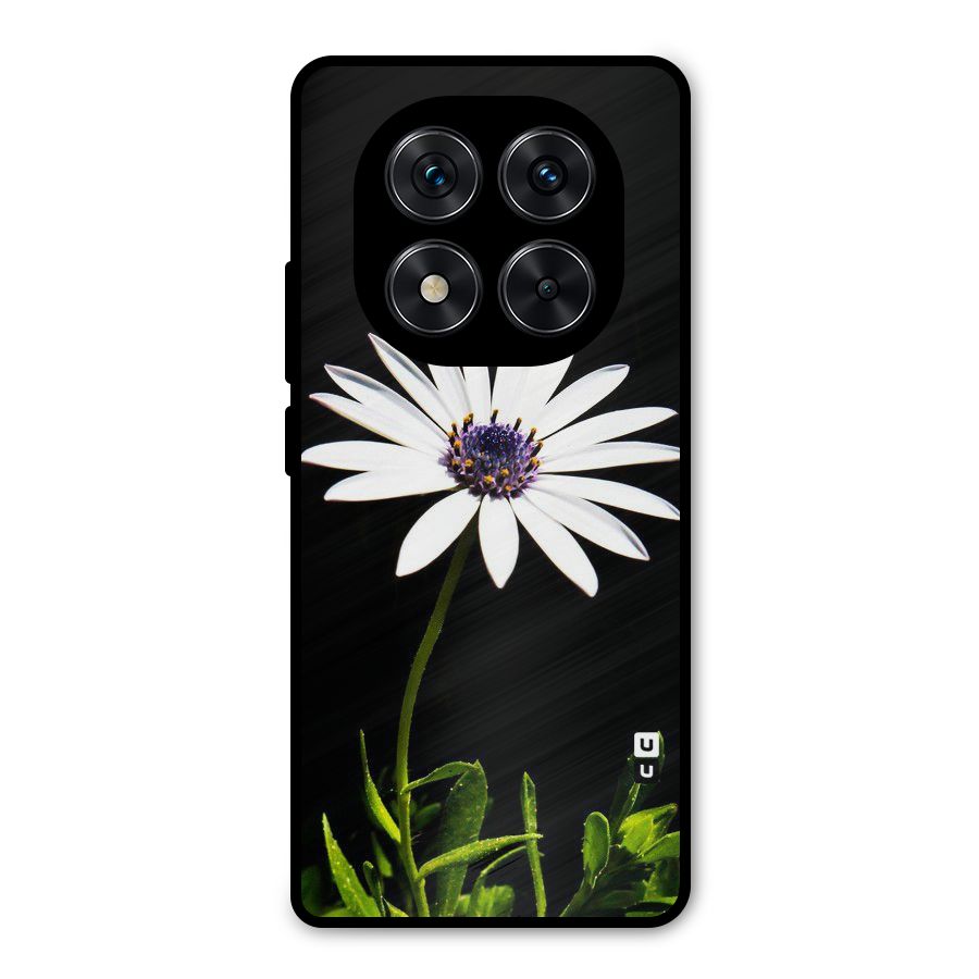 Flower White Spring Metal Back Case for Redmi Note 14 Pro 5G
