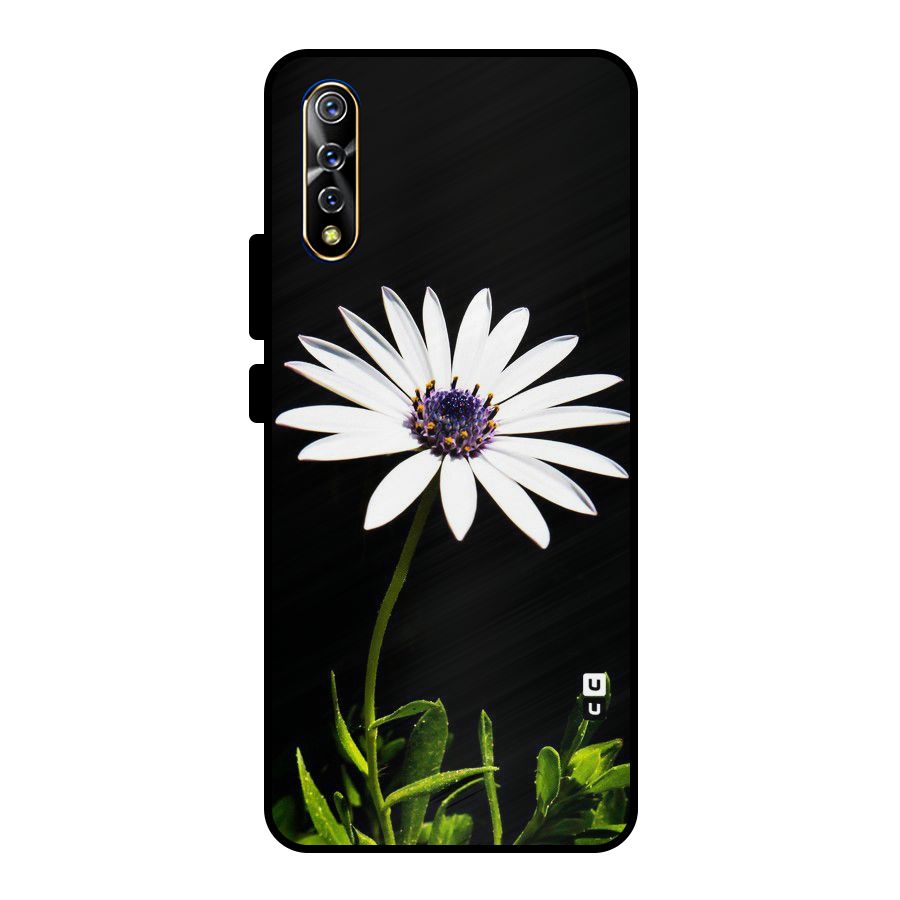 Flower White Spring Metal Back Case for Vivo S1