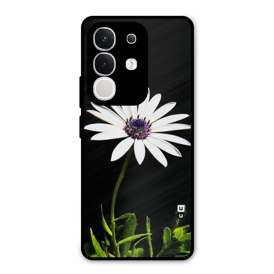 Flower White Spring Metal Back Case for Vivo T4x
