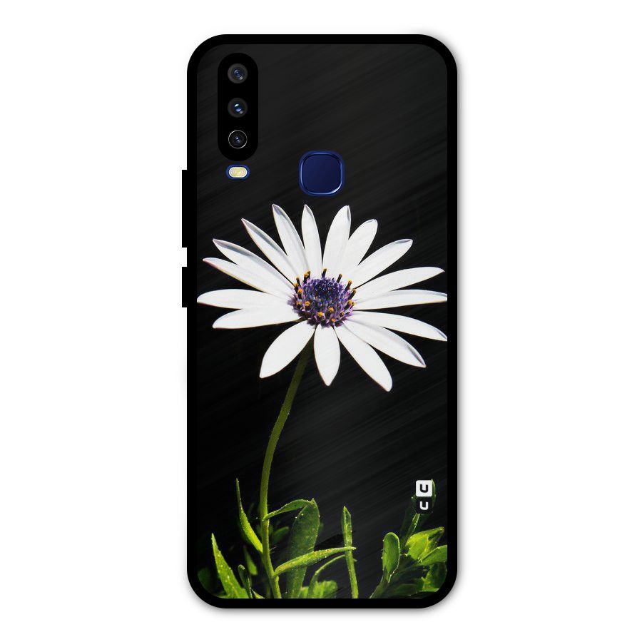 Flower White Spring Metal Back Case for Vivo V17