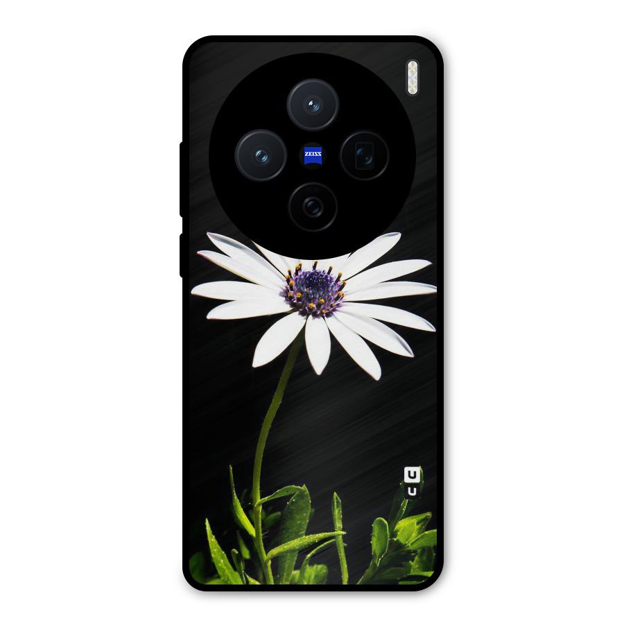 Flower White Spring Metal Back Case for Vivo X200