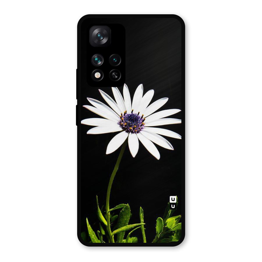 Flower White Spring Metal Back Case for Xiaomi 11i 5G