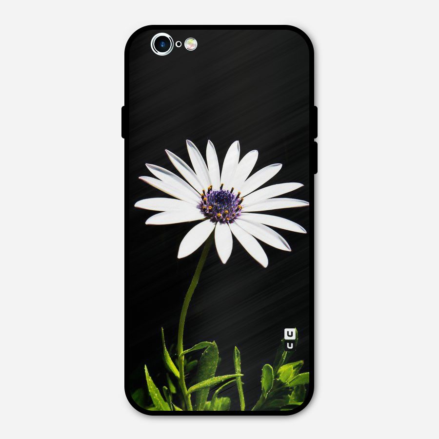 Flower White Spring Metal Back Case for iPhone 6 6s
