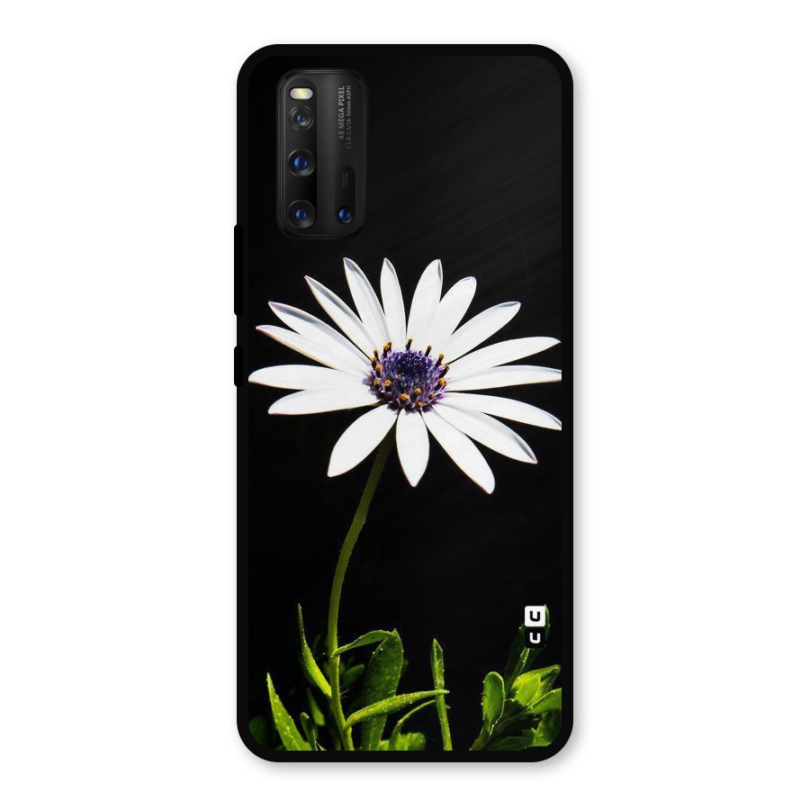 Flower White Spring Metal Back Case for iQOO 3