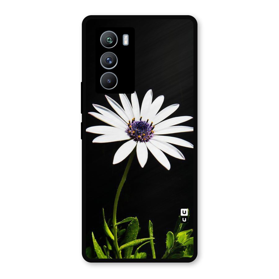 Flower White Spring Metal Back Case for iQOO 9 SE