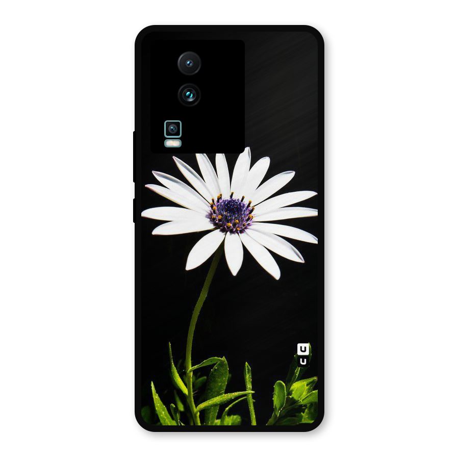 Flower White Spring Metal Back Case for iQOO Neo 7