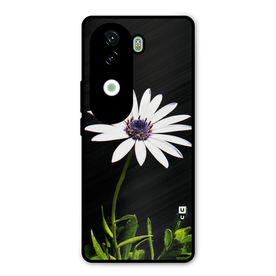 Flower White Spring Metal Back Case for iQOO Z9s