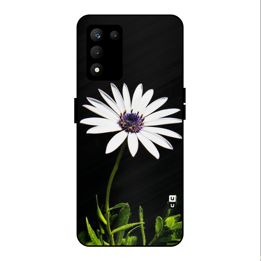 Flower White Spring Metal Back Case for realme 9 5G SE