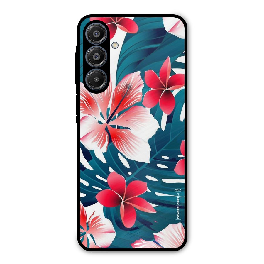 Flower design Metal Back Case for Galaxy A16 5G