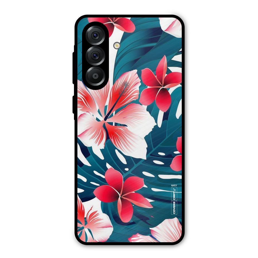 Flower design Metal Back Case for Galaxy A56