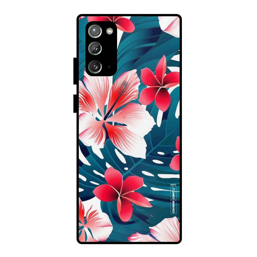 Flower design Metal Back Case for Galaxy Note 20