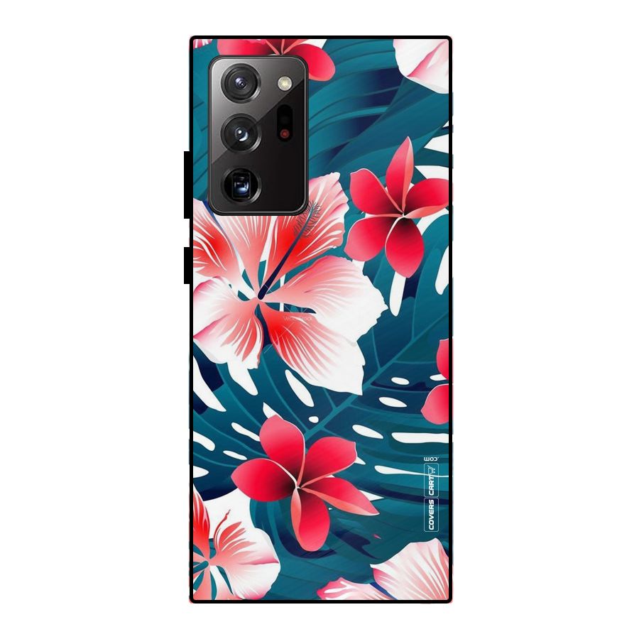 Flower design Metal Back Case for Galaxy Note 20 Ultra