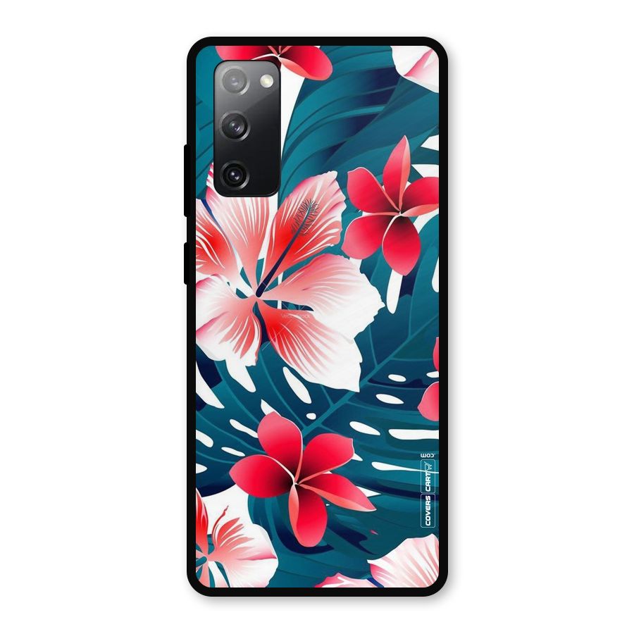 Flower design Metal Back Case for Galaxy S20 FE 5G