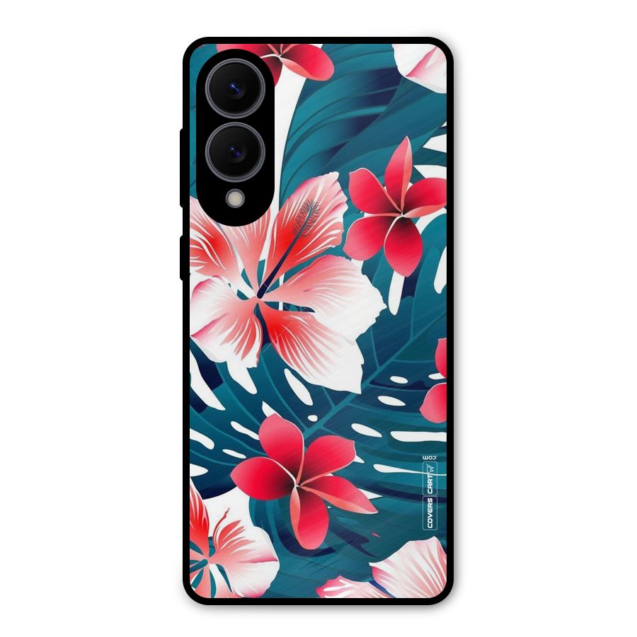 Flower design Metal Back Case for Galaxy S25 Edge