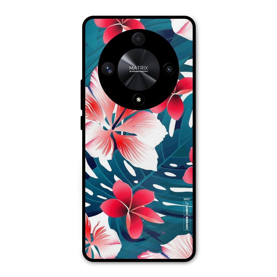 Flower design Metal Back Case for Honor X9b