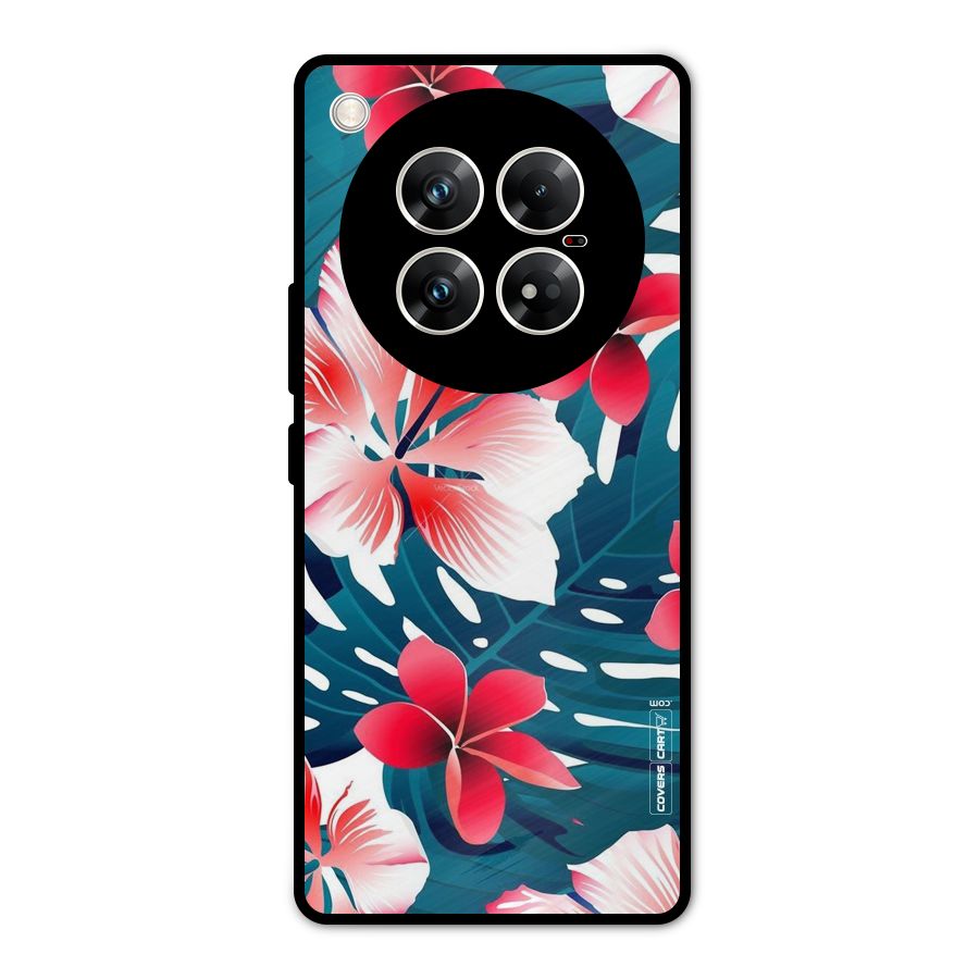 Flower design Metal Back Case for Infinix Zero 40 5G