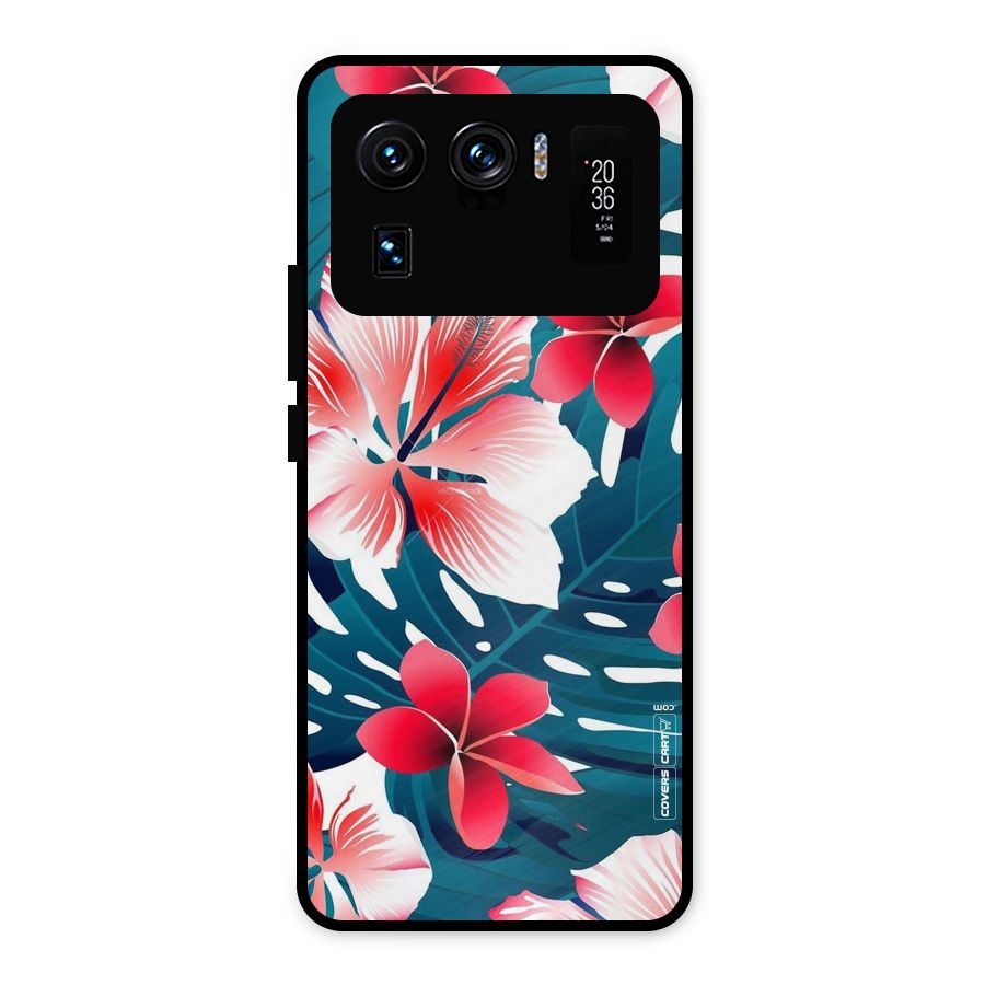 Flower design Metal Back Case for Mi 11 Ultra
