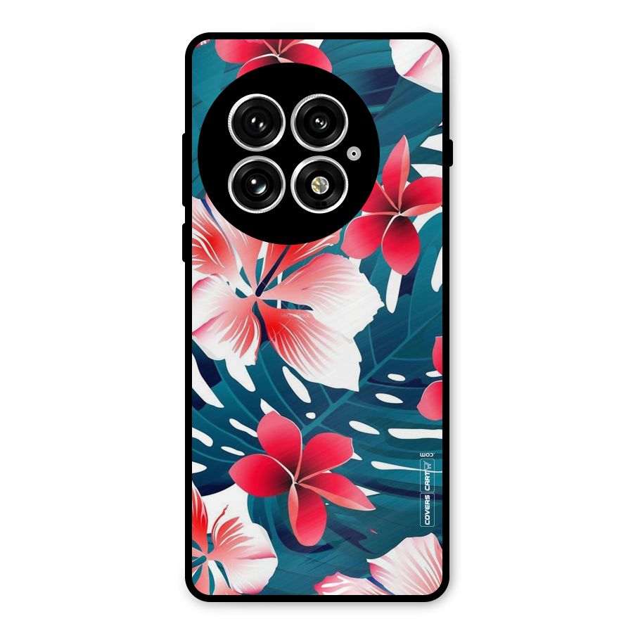 Flower design Metal Back Case for OnePlus 13