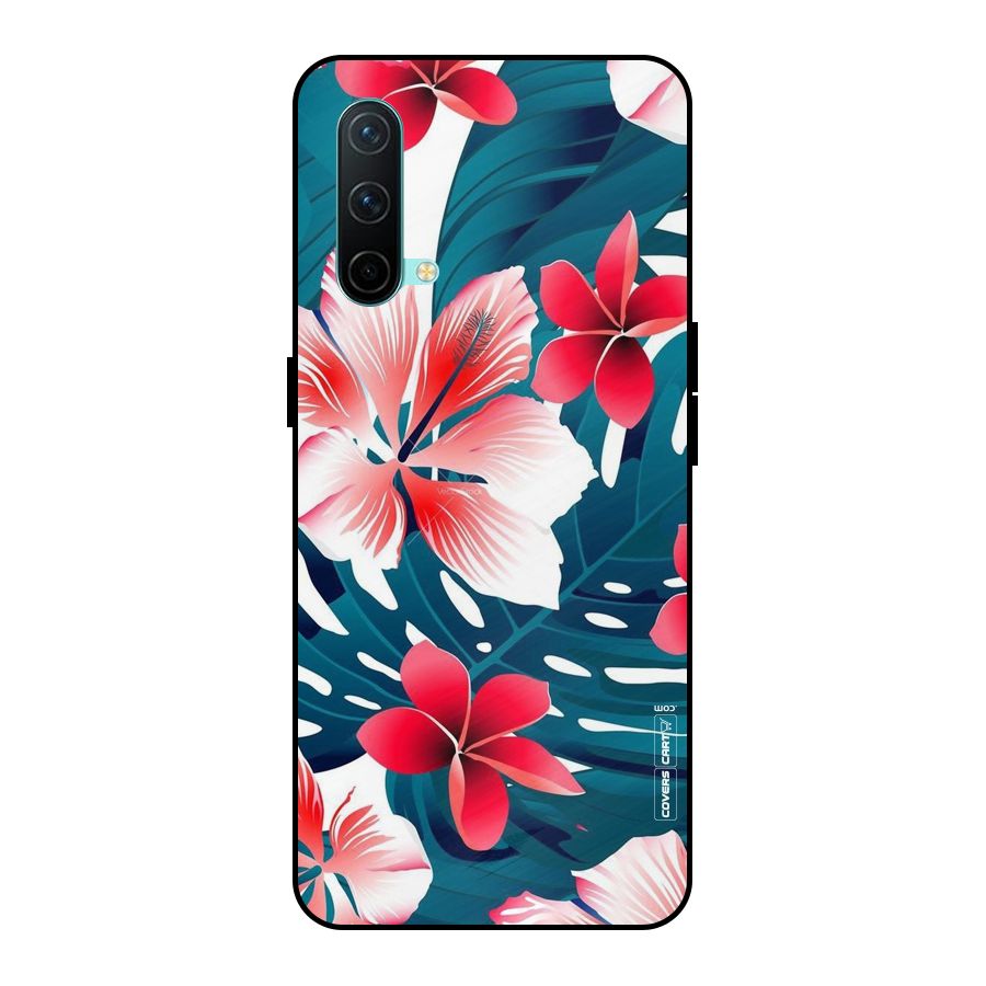 Flower design Metal Back Case for OnePlus Nord CE 5G