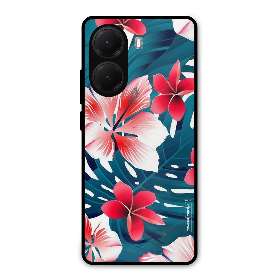 Flower design Metal Back Case for Poco X7 Pro