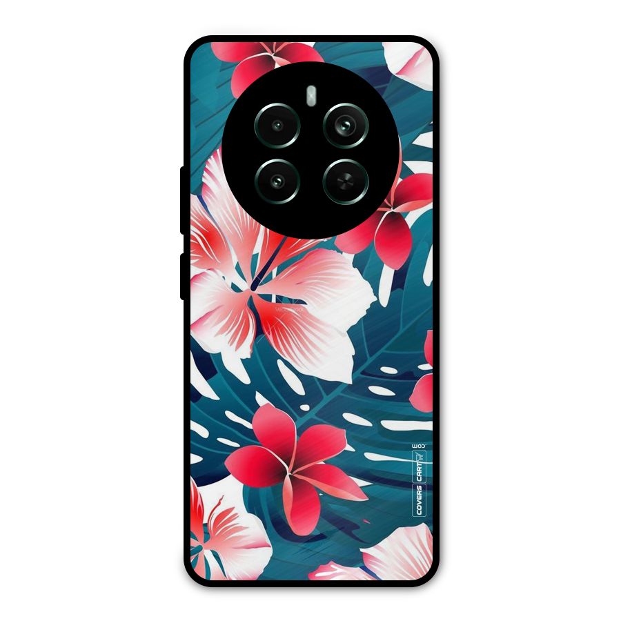 Flower design Metal Back Case for Realme 12 Pro Plus