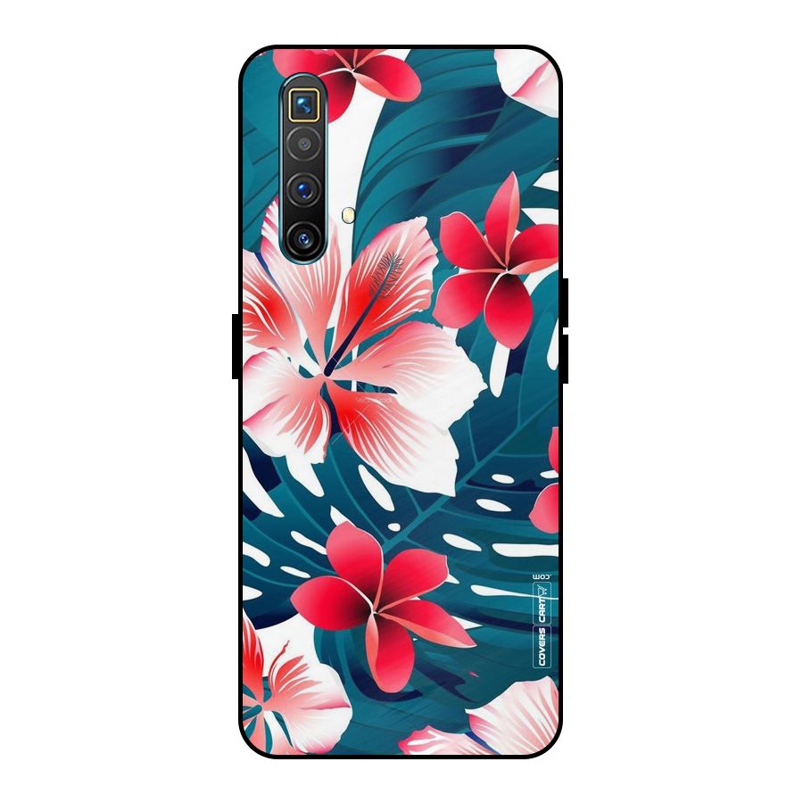 Flower design Metal Back Case for Realme X3 SuperZoom