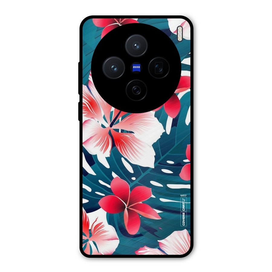 Flower design Metal Back Case for Vivo X200
