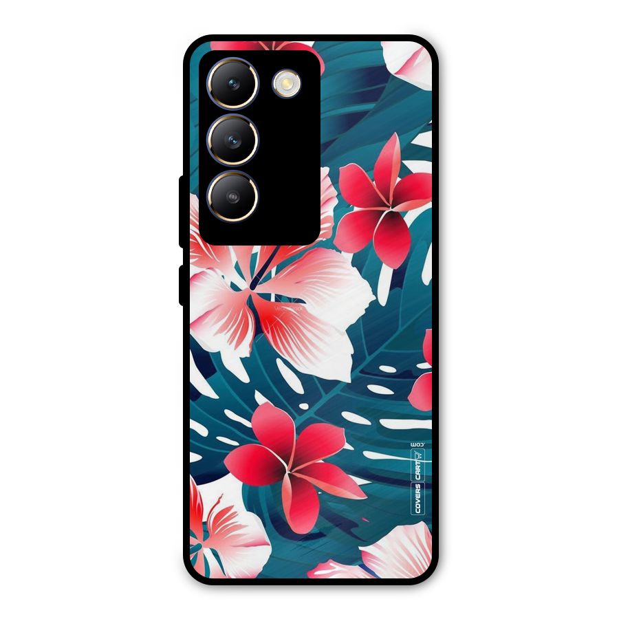 Flower design Metal Back Case for Vivo Y200e
