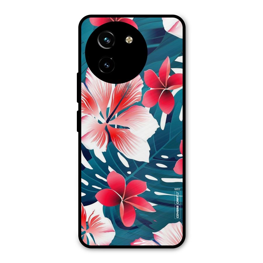Flower design Metal Back Case for Vivo Y200i