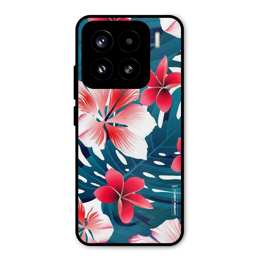 Flower design Metal Back Case for Xiaomi 15