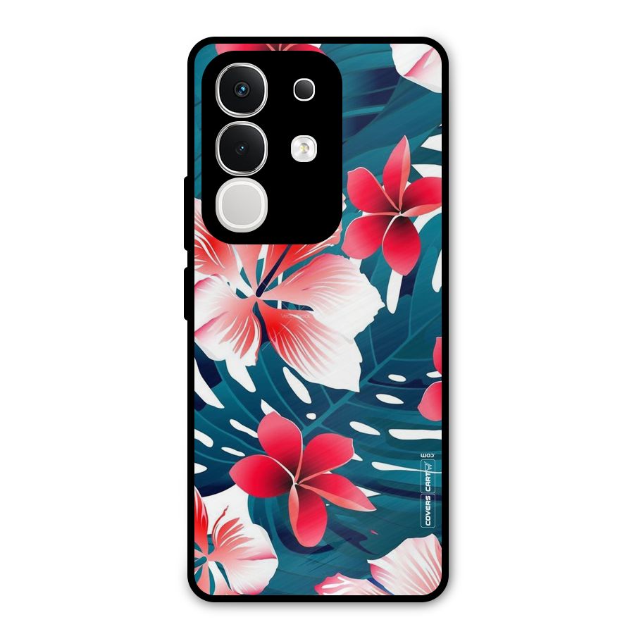 Flower design Metal Back Case for iQOO Z10x