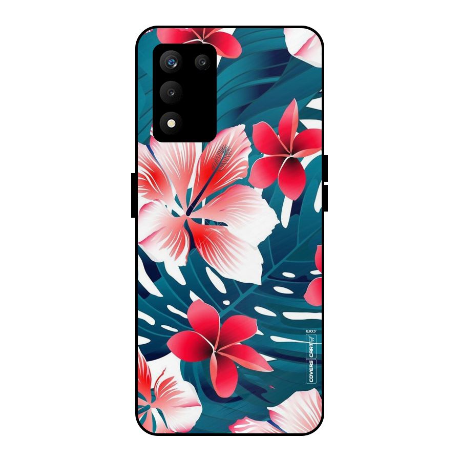 Flower design Metal Back Case for realme 9 5G SE
