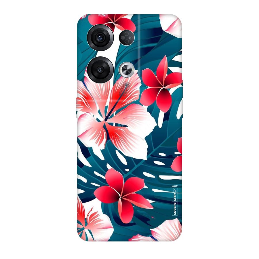 Flower design Original Polycarbonate Back Case for Oppo Reno8 Pro 5G