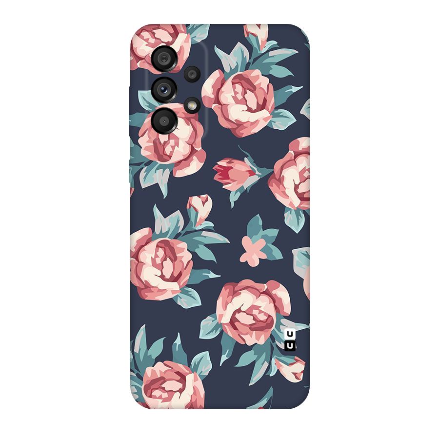 Flowers Painting Original Polycarbonate Back Case for Galaxy A73 5G