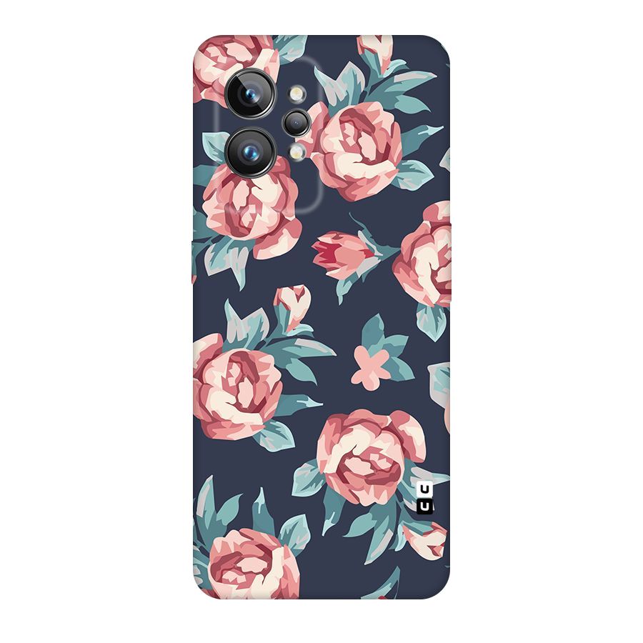 Flowers Painting Original Polycarbonate Back Case for Realme GT2 Pro