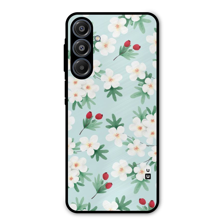 Flowers Pastel Metal Back Case for Galaxy A16 5G