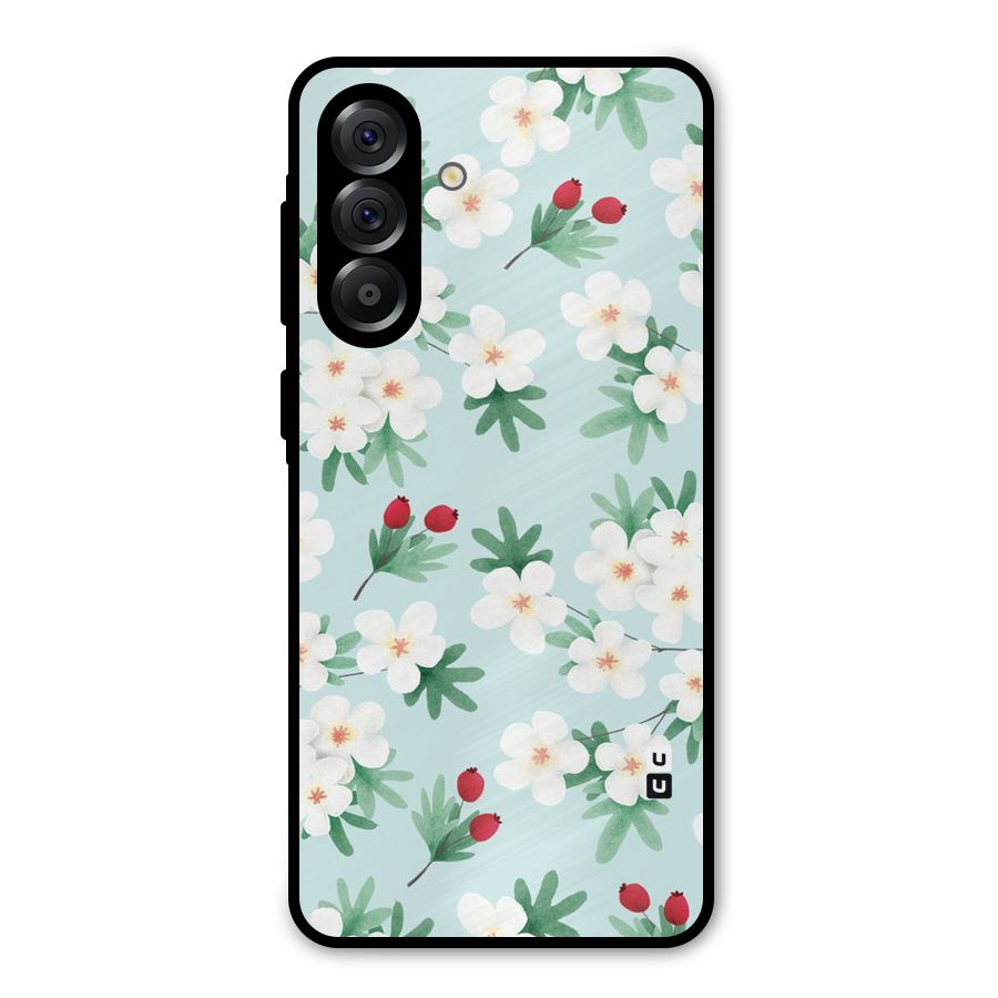 Flowers Pastel Metal Back Case for Galaxy A56