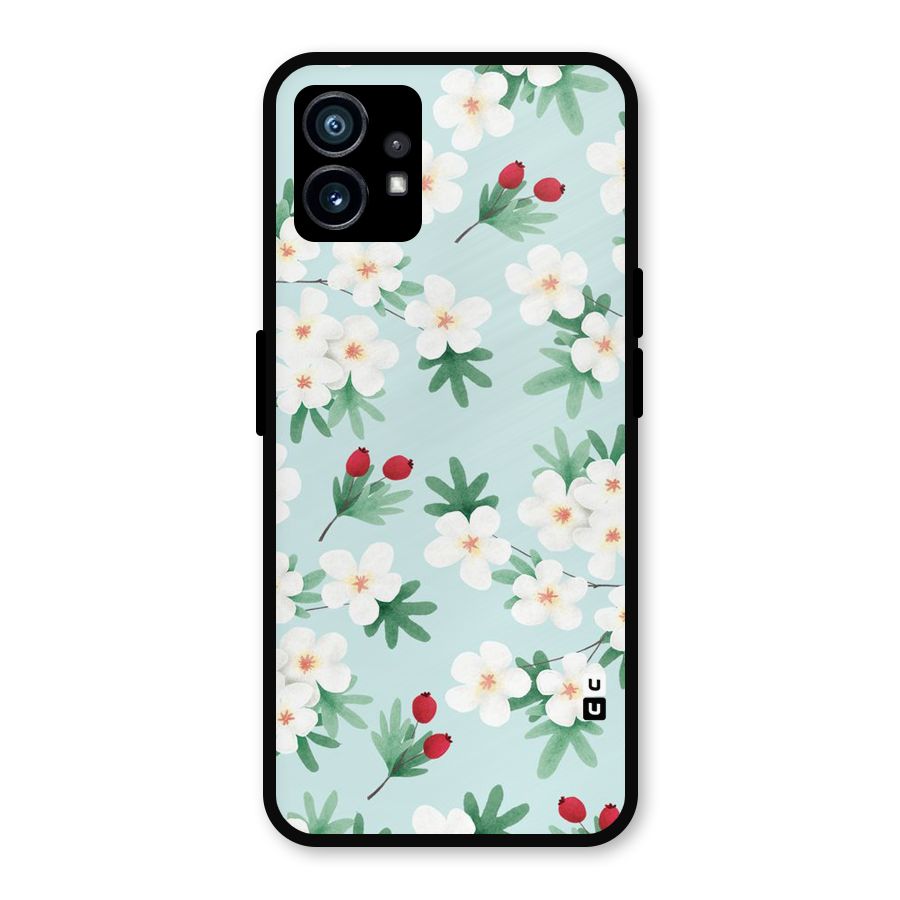 Flowers Pastel Metal Back Case for Nothing Phone 1